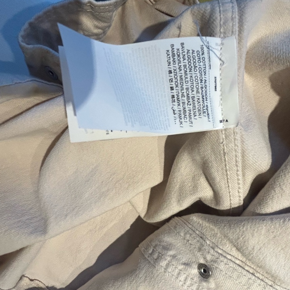 Women's Beige Button-Up Jacket - Picture 6 of 6
